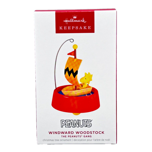 Hallmark 2023 WINDWARD WOODSTOCK Peanuts Gang Keepsake Ornament NIB - Picture 1 of 7